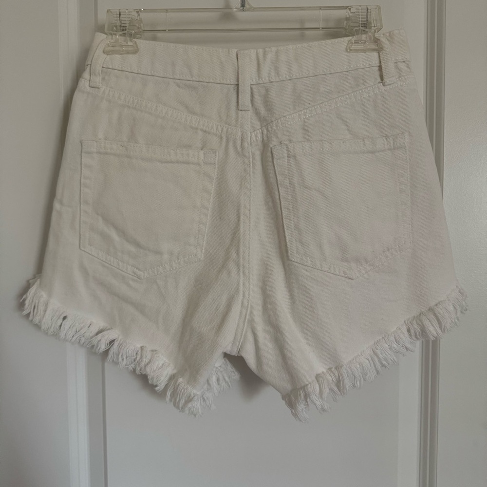 Wild Fable White Highest Rise Jean Shorts, 2 - Picture 2 of 14